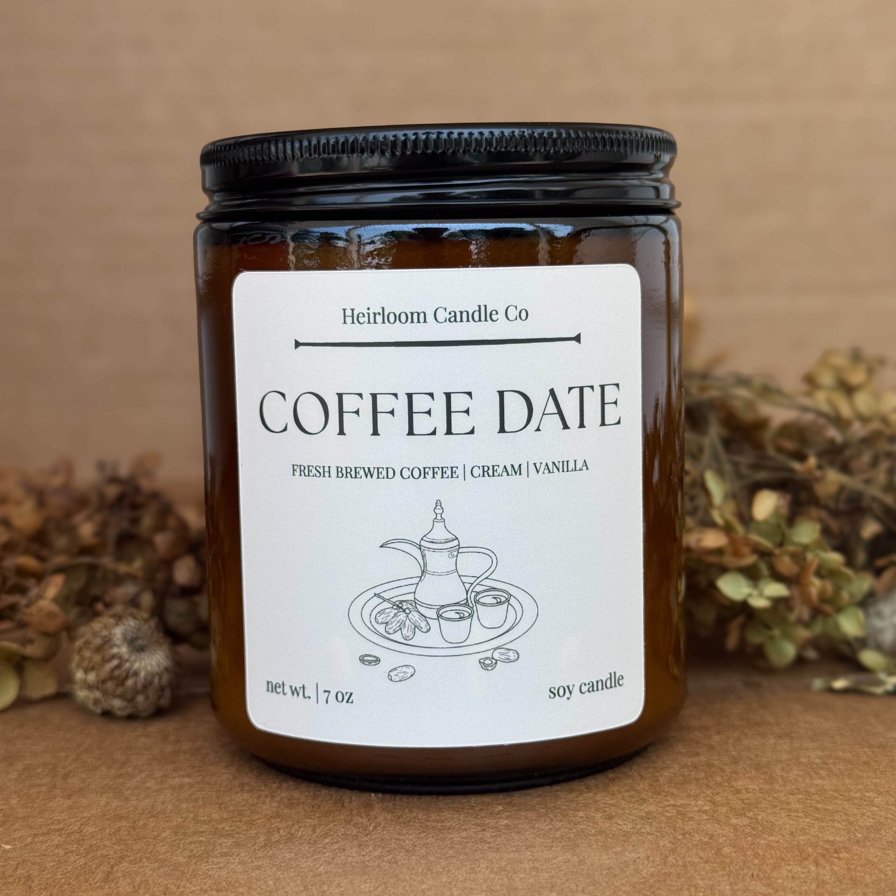 Coffee Date || 7 OZ Soy Candle