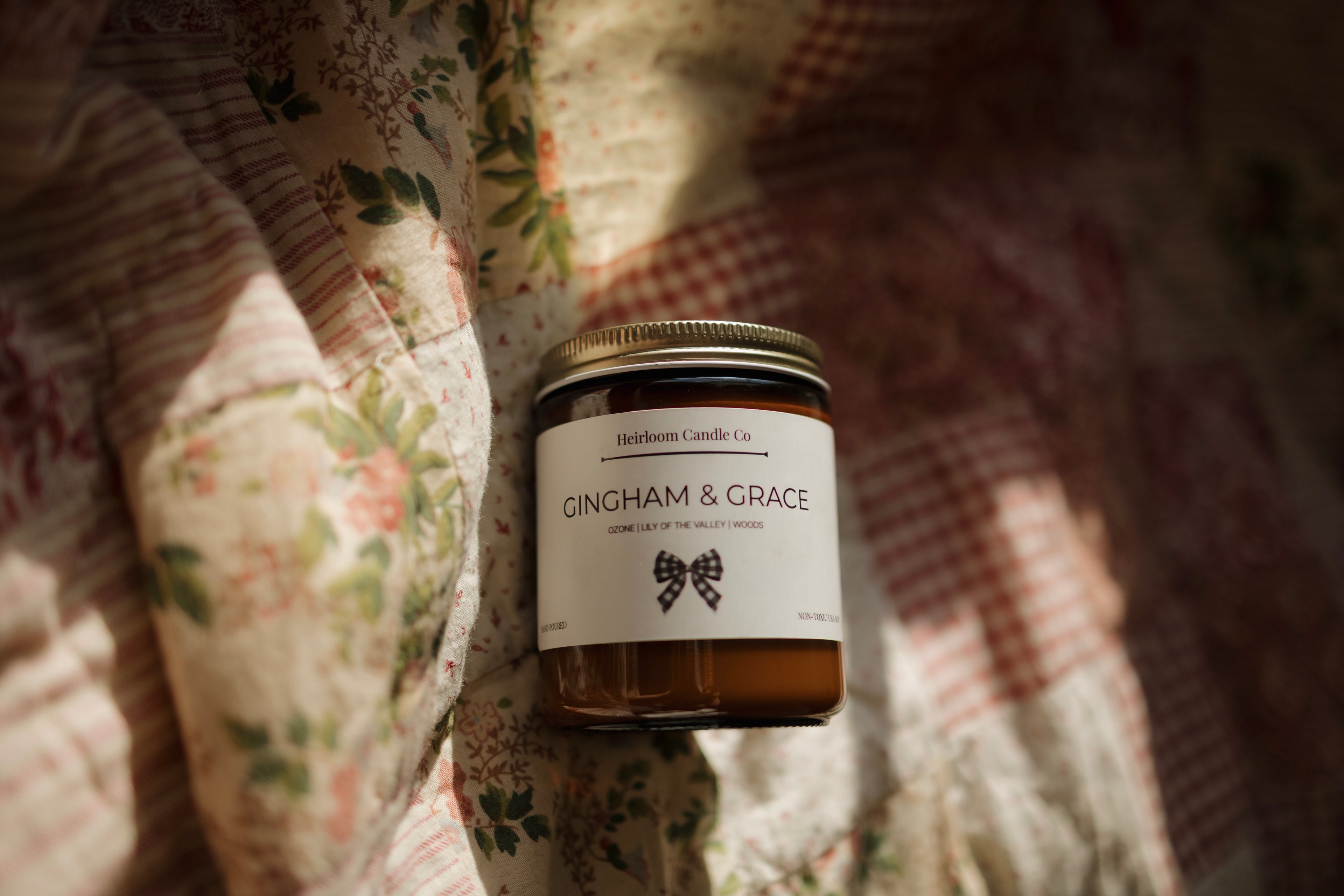 Gingham & Grace || All American Summer Collection || Soy Candle