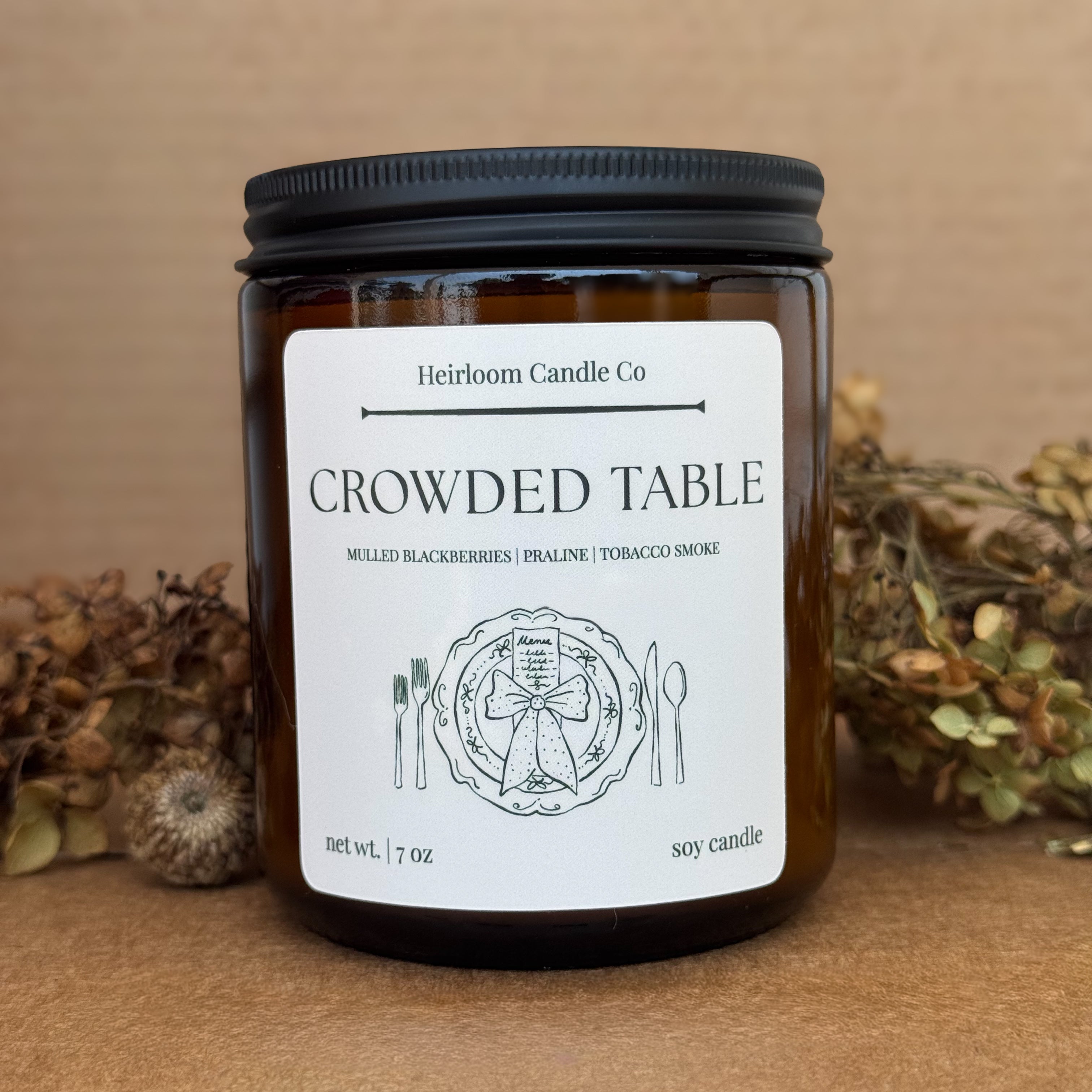 Crowded Table || 7 OZ Soy Candle