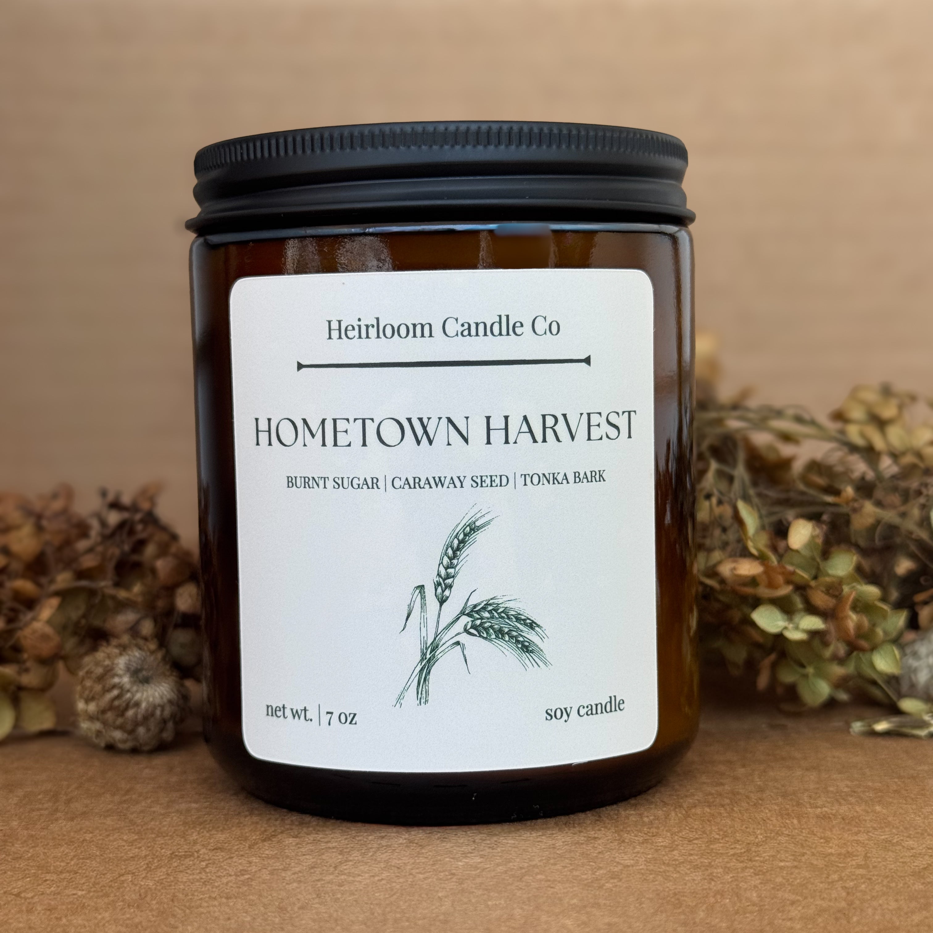 Hometown Harvest ||  7 OZ Soy Candle