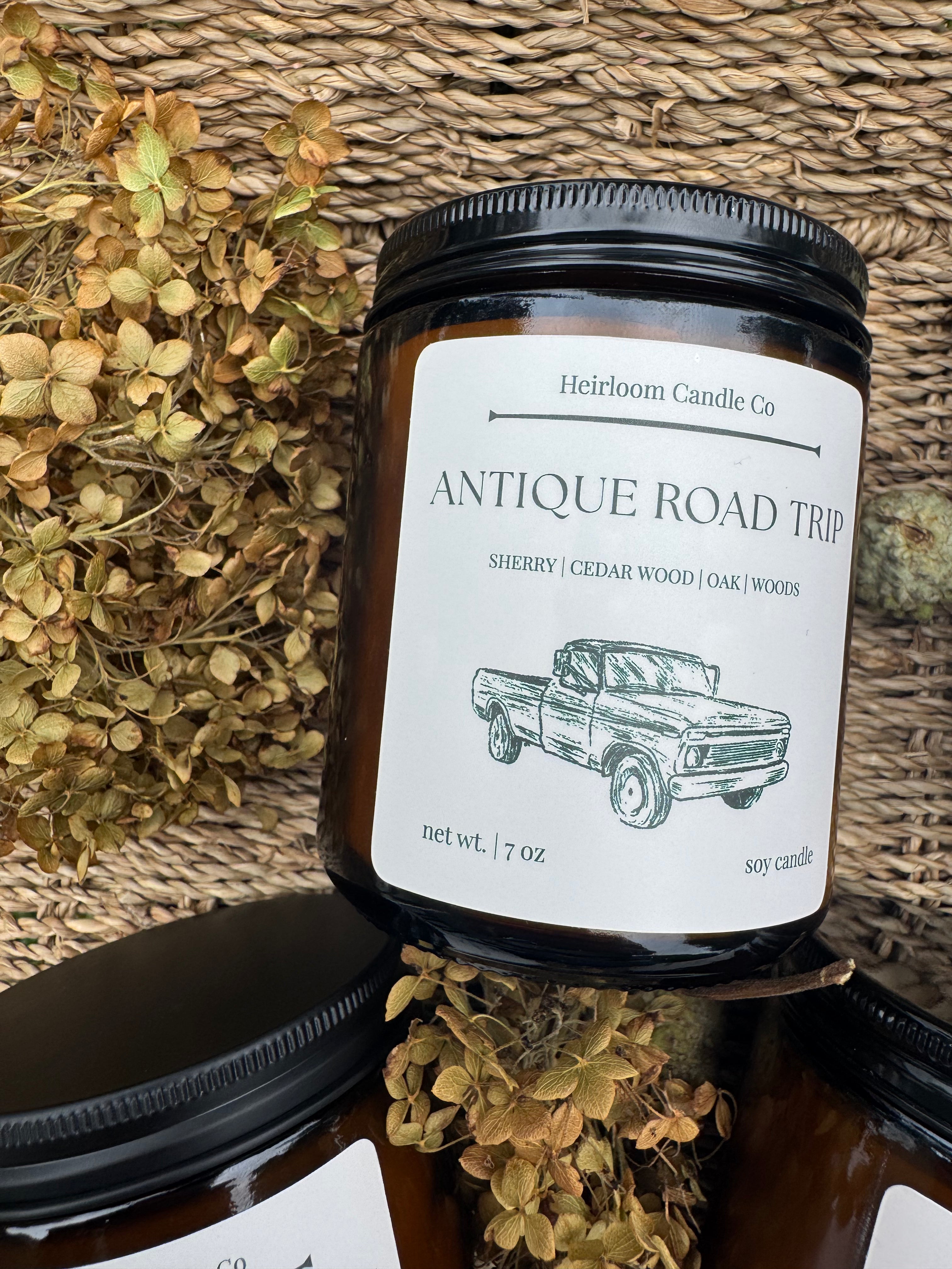 Antique Road Trip 7 OZ Soy Candle
