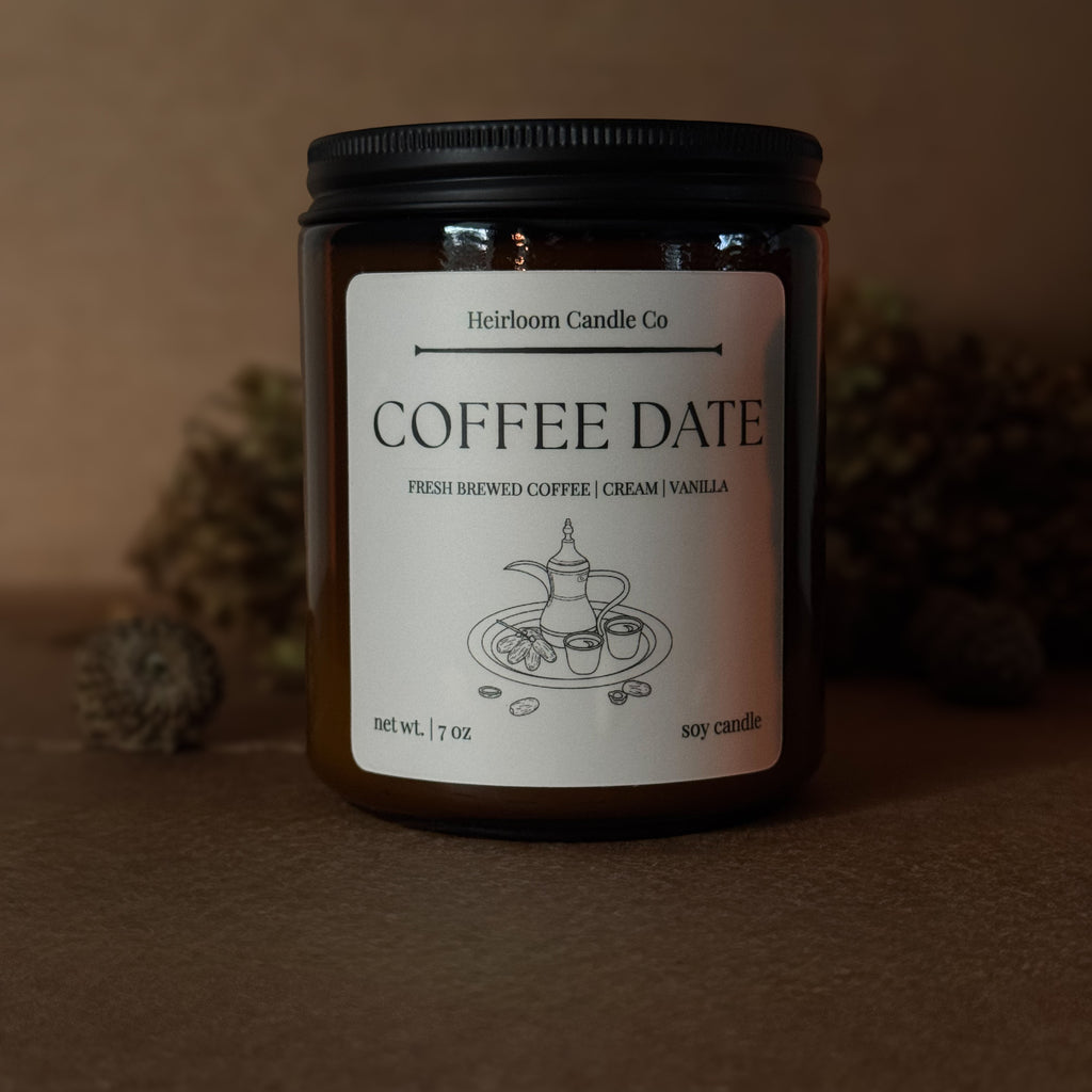 Coffee Date 7 OZ Soy Candle
