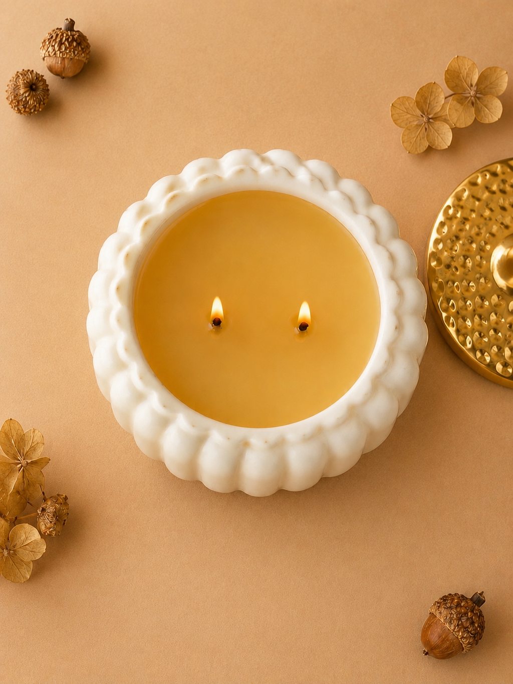 Limited Edition Pumpkin Vessel Candle (18 OZ Soy Candle)
