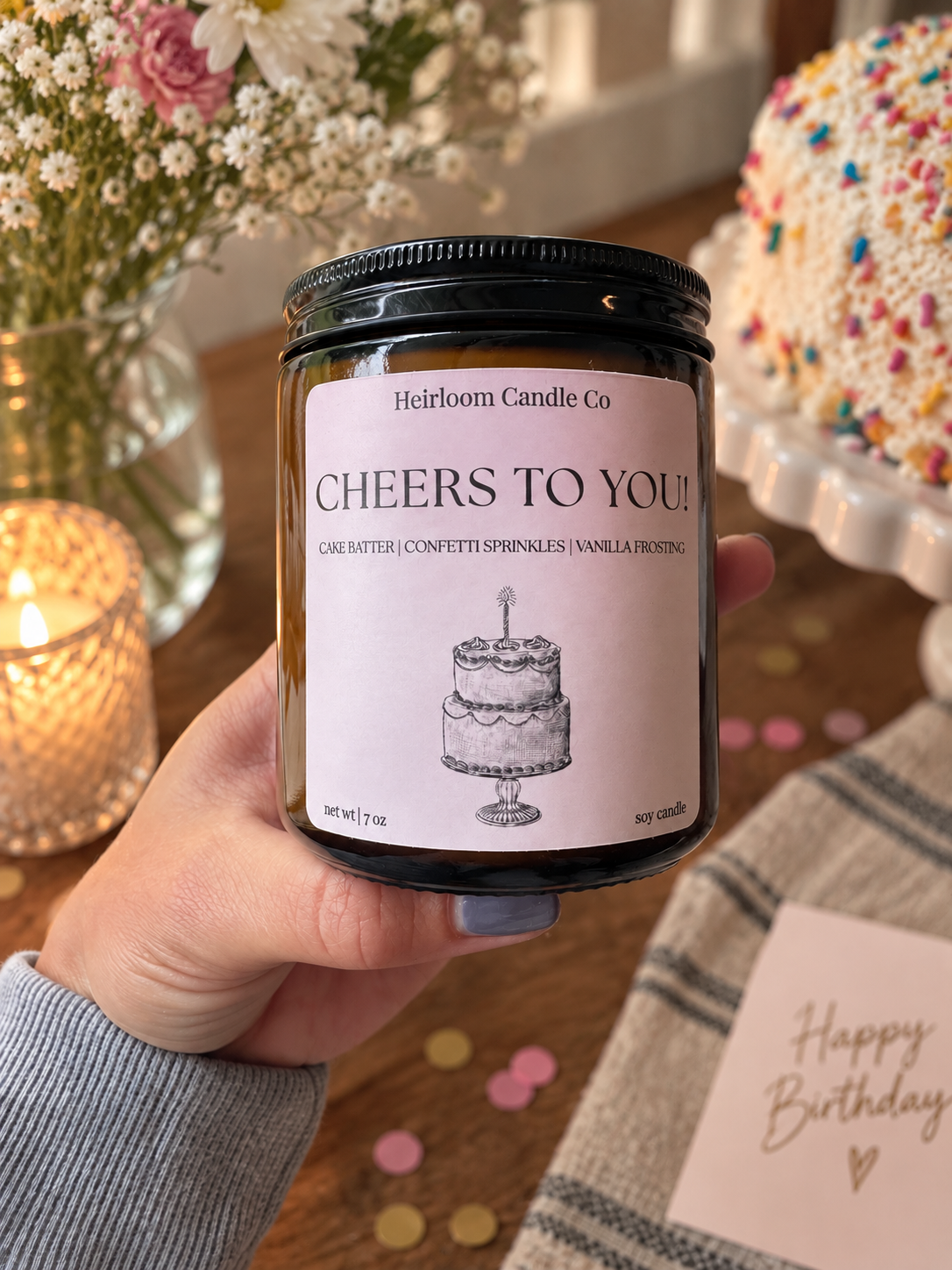 Celebration Candle || 7 oz soy candle