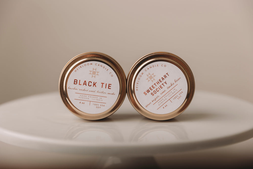 Valentine’s Soy Candles | Heirloom Inspired Scents | Non-Toxic Hand Poured Candles