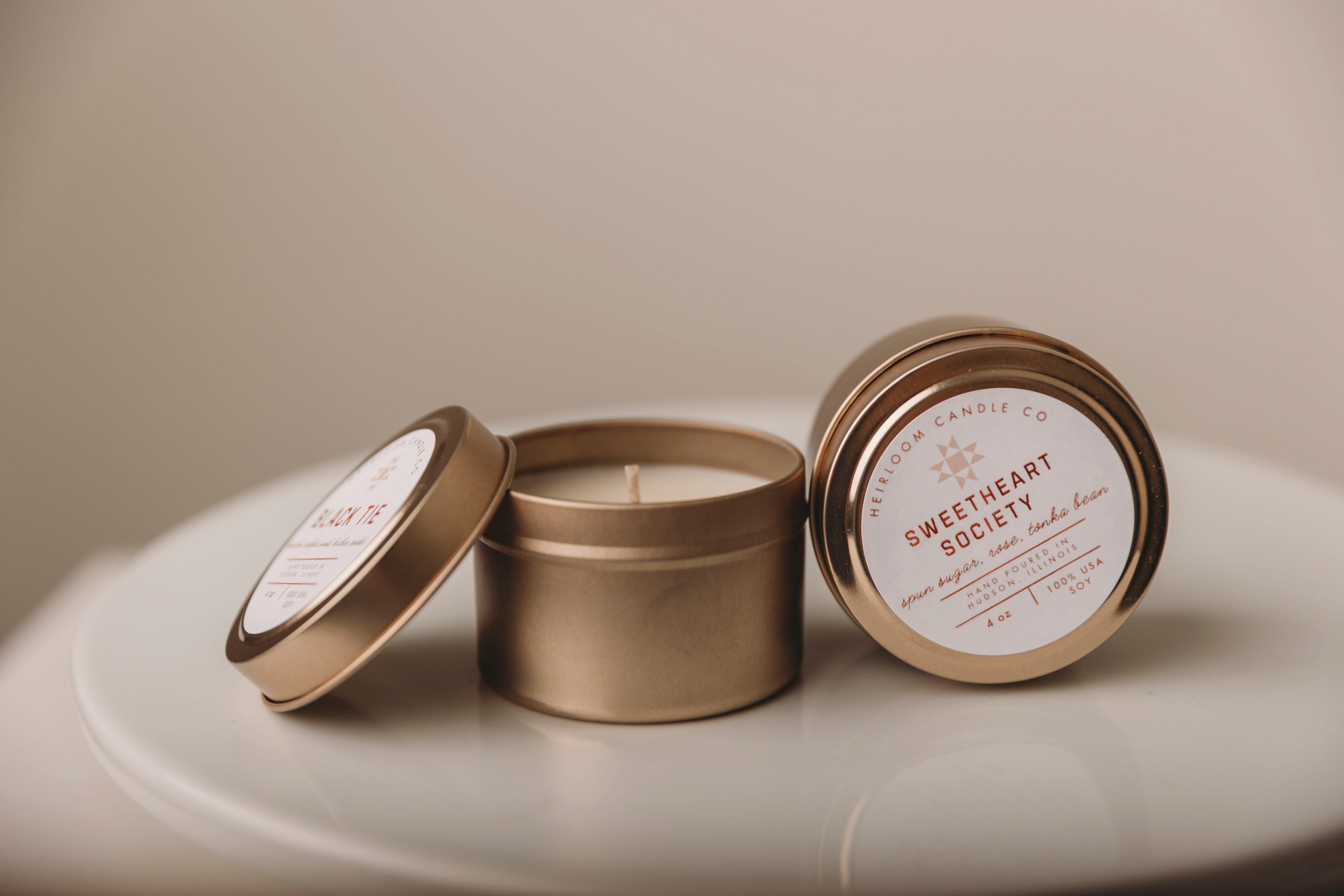 Valentine’s Soy Candles | Heirloom Inspired Scents | Non-Toxic Hand Poured Candles