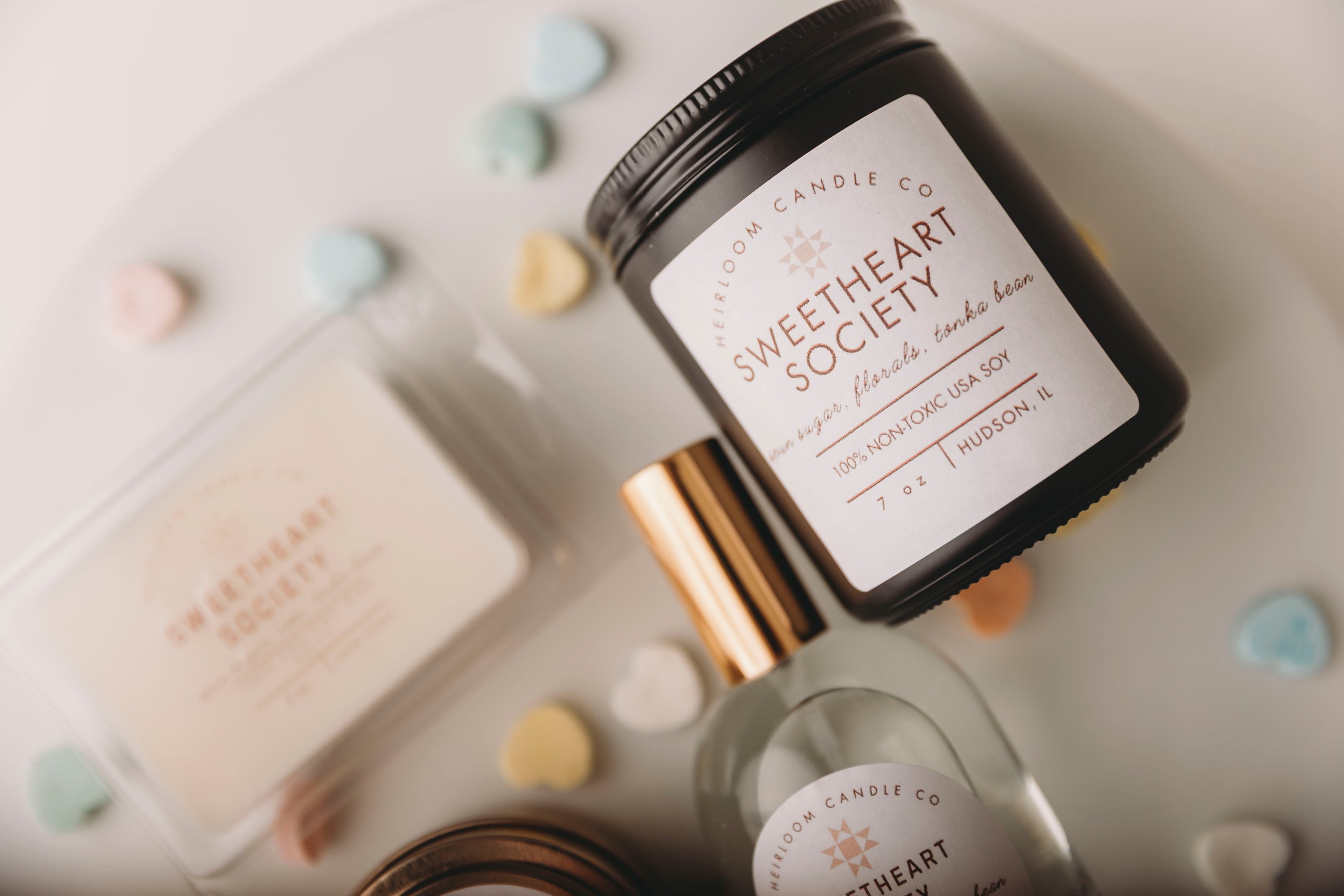 Valentine’s Soy Candles | Heirloom Inspired Scents | Non-Toxic Hand Poured Candles